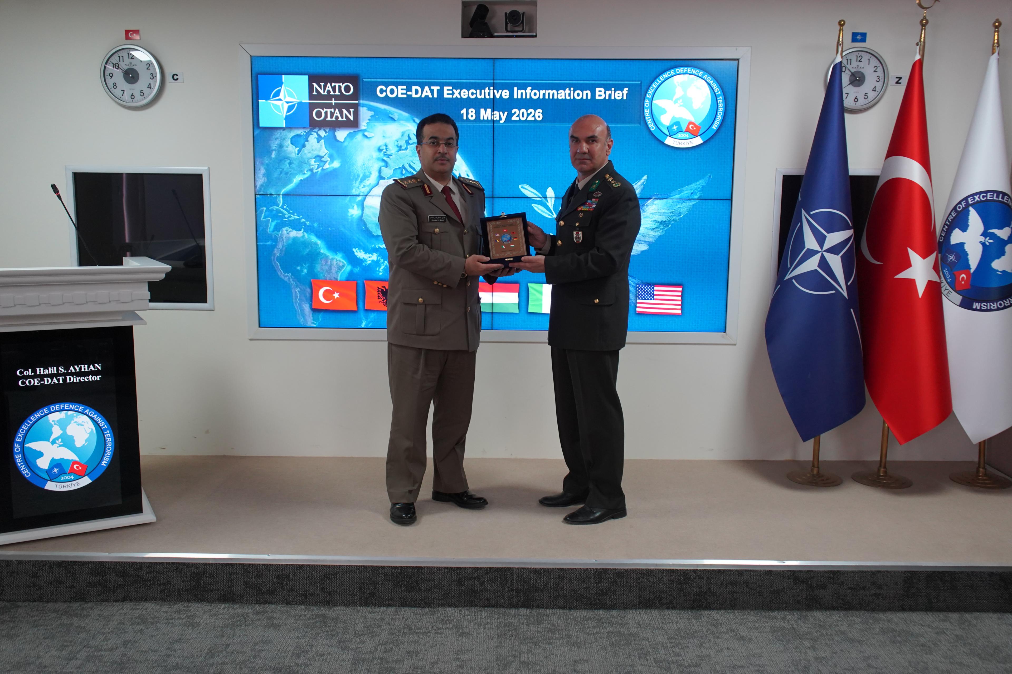A delegation from Qatar Joaan Bin Jassim Academy for Defence Studies visited COE-DAT on 18 May 2026.