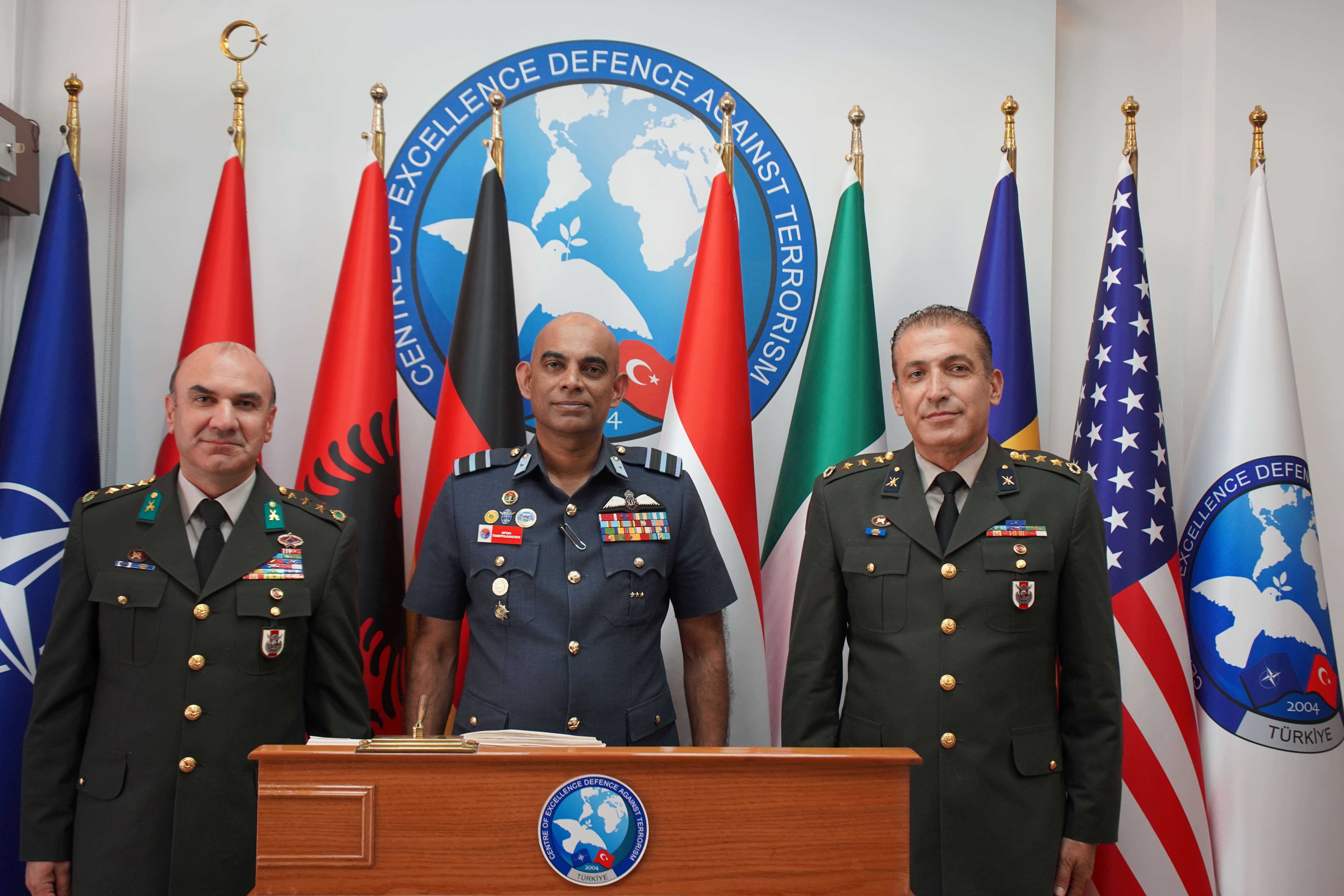 Sri Lanka Defence Services Command and Staff College Delegation visited COE-DAT on 05 August 2026.