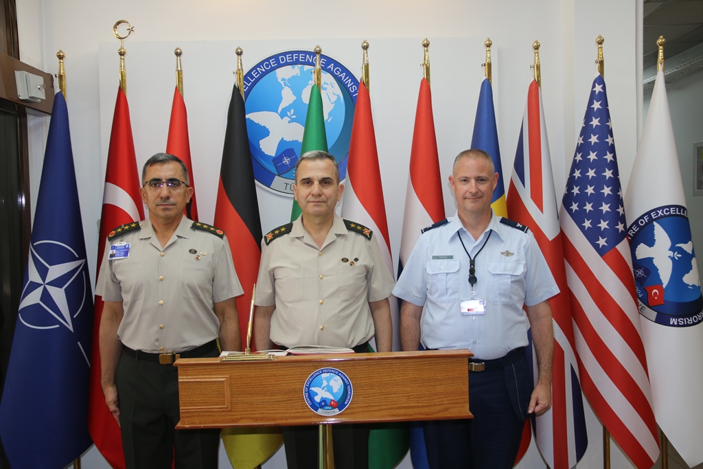 Turkish General Staff, Chief of Operation, Major General İlkay ALTINDAĞ, visited COE-DAT on 04 July 2023.