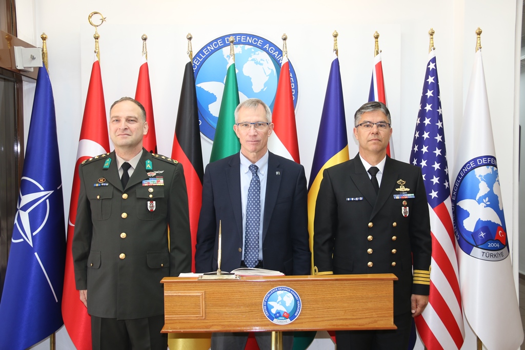 NATO Assistant Secretary General For Operations, Mr. Thomas GOFFUS visited COE-DAT on 16 April 2024.
