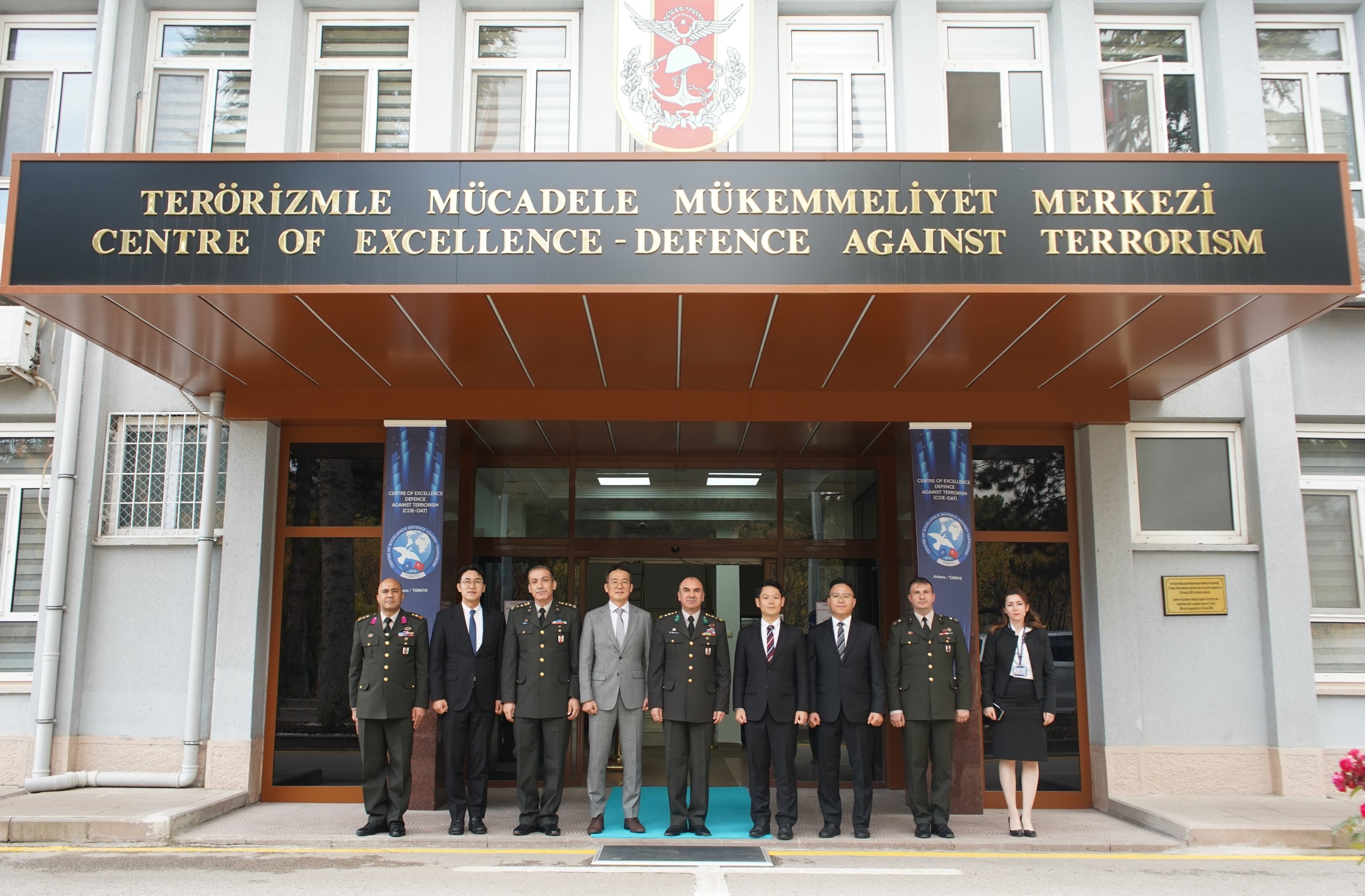 A delegation from the Republic of Korea, led by Colonel Yoochan KANG, visited COE-DAT on 25 November 2025.